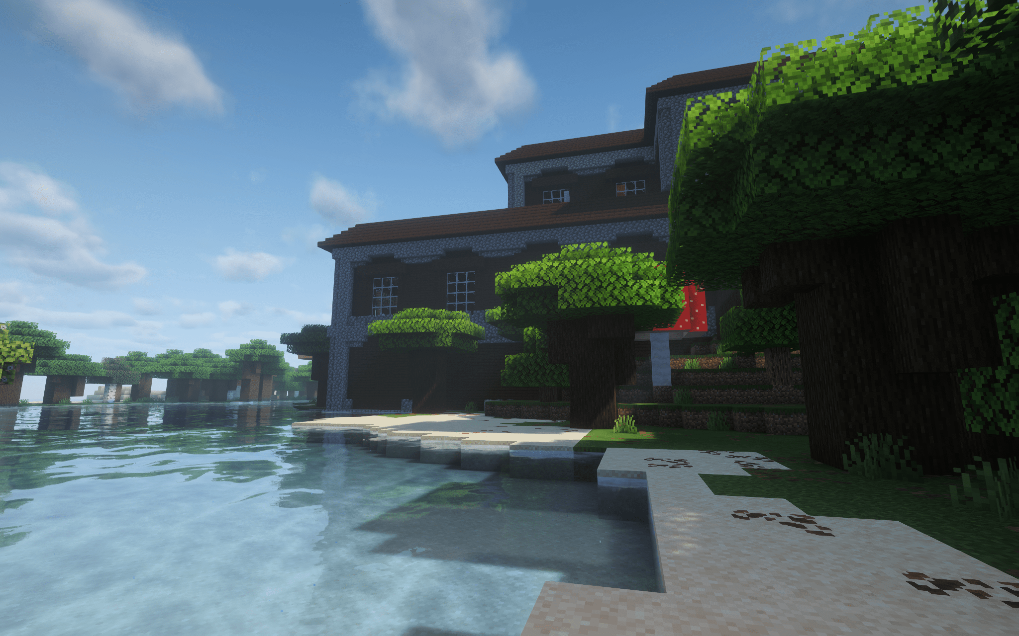 Far away Woodland Mansion