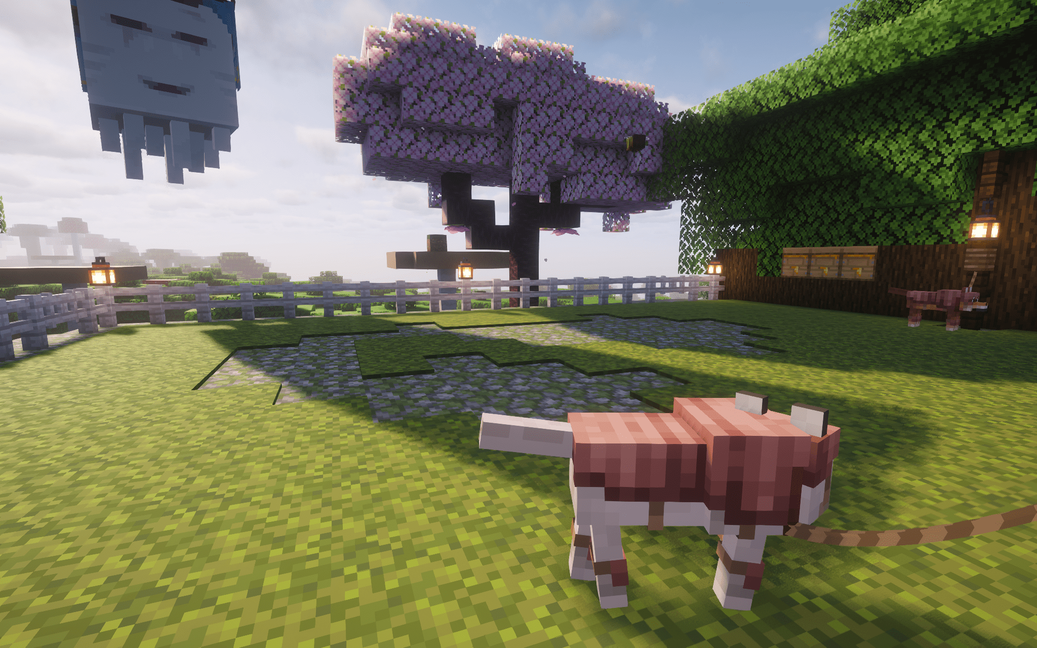 Pale Wolf with his Wolf Armor made of Armadillo Scutes